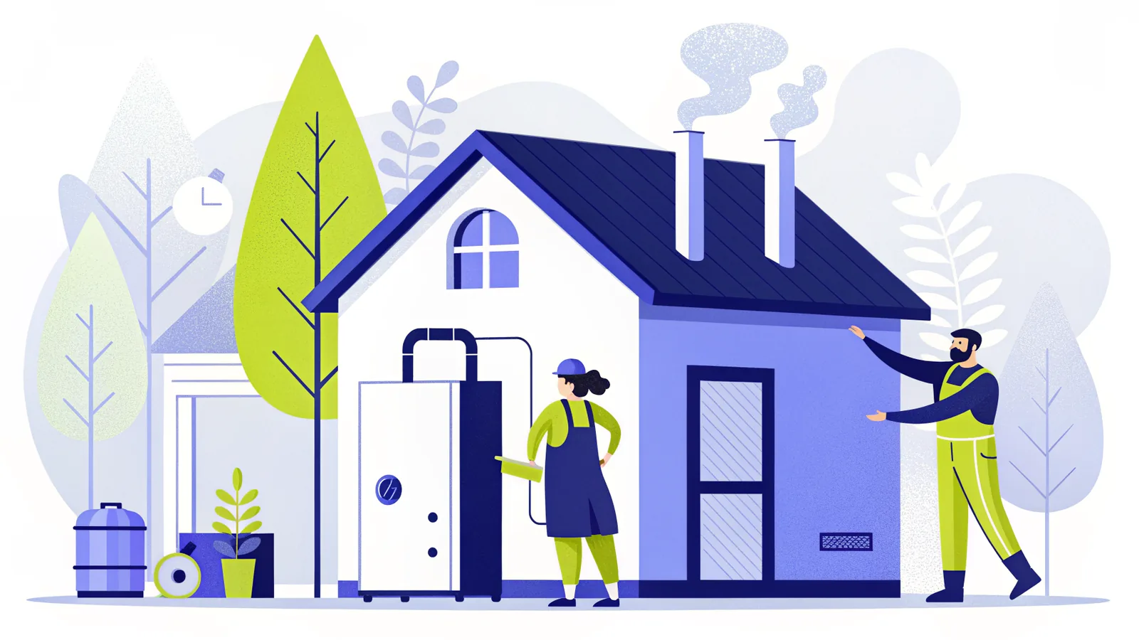 Illustration : La chaudière à gaz - condensation ou basse température