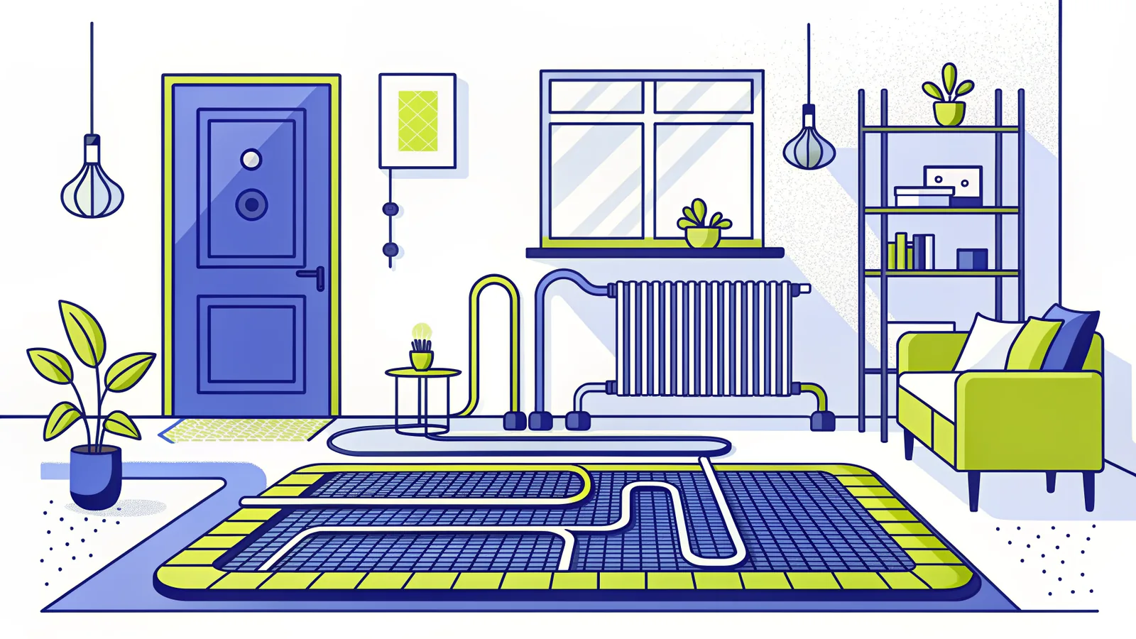 Illustration : Installation plancher chauffant: guide essentiel et facile